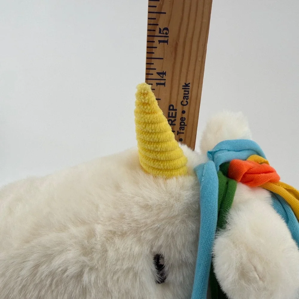 Gigglescape Rainbow Unicorn Plush White Stuffed Animal 14 inch 2024 Target Toy